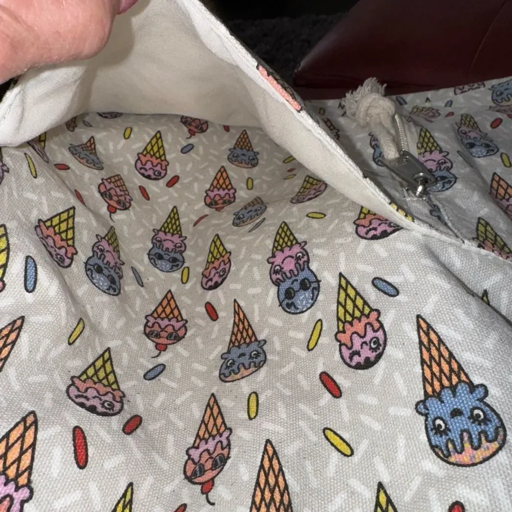 SKECHERS Fun Ice-Creams Print Drawstring Bag NWOT